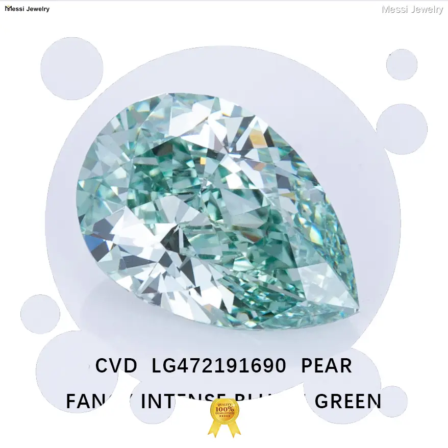 green lab diamond at Wholesale Prices | Messi Jewelry 1