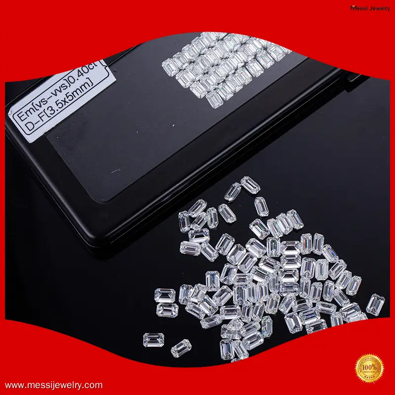 emerald lab grown diamonds at Wholesale Prices | Messi Jewelry 1