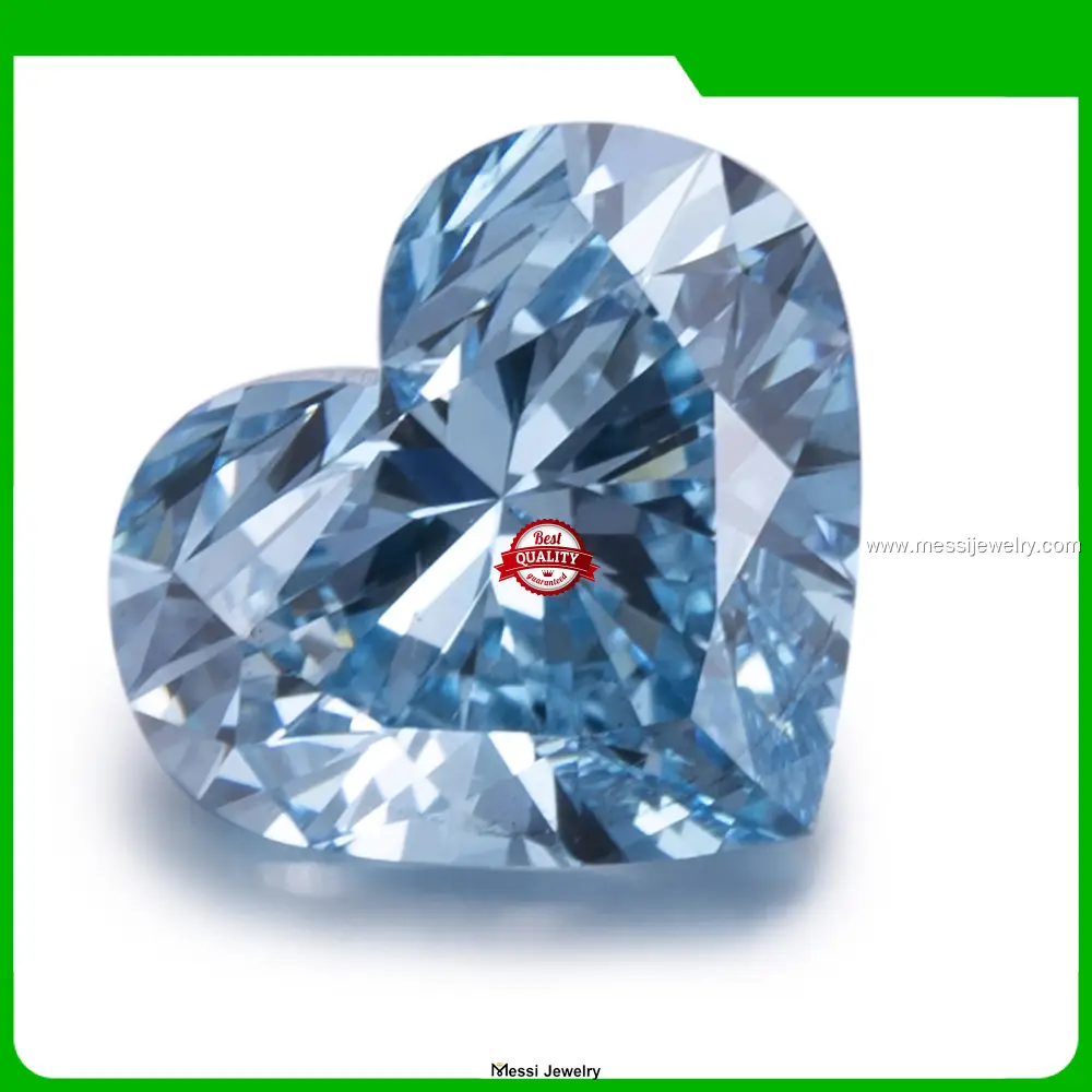 high quality heart lab diamond quality assurance | Messi Jewelry 1