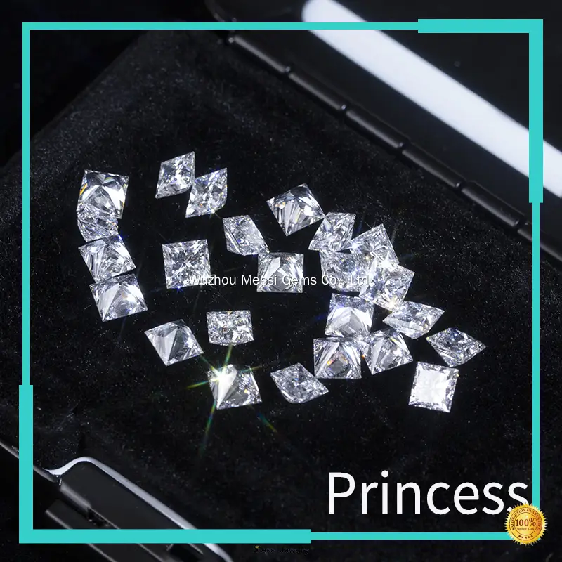 Messi Jewelry | best material princess cut lab diamond wholesale 1