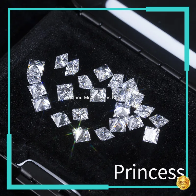 Messi Jewelry | best material princess cut lab diamond wholesale 1