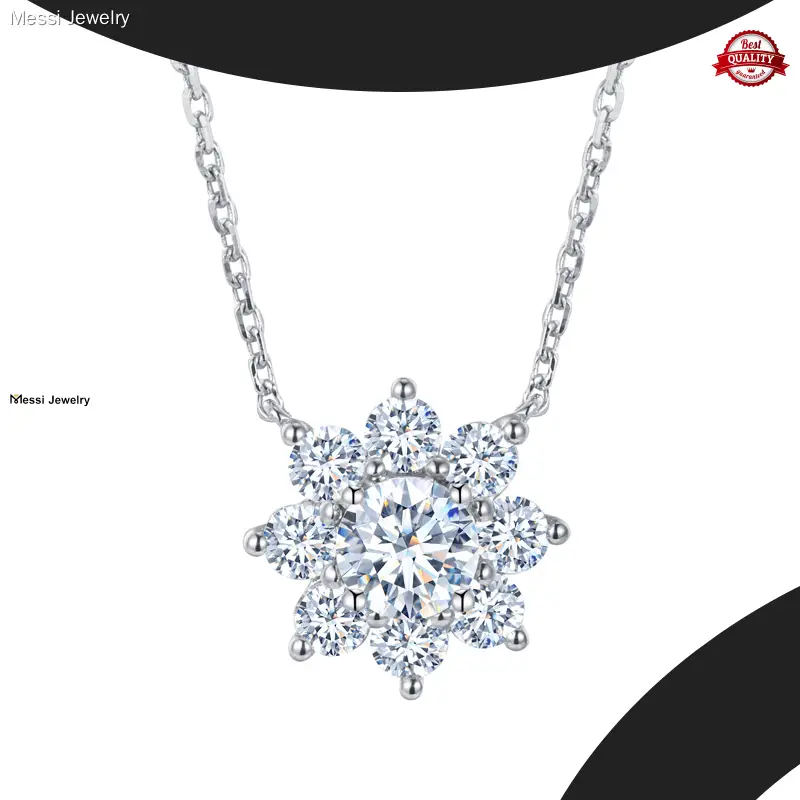 lab created tennis necklace at Wholesale Prices | Messi Jewelry 1