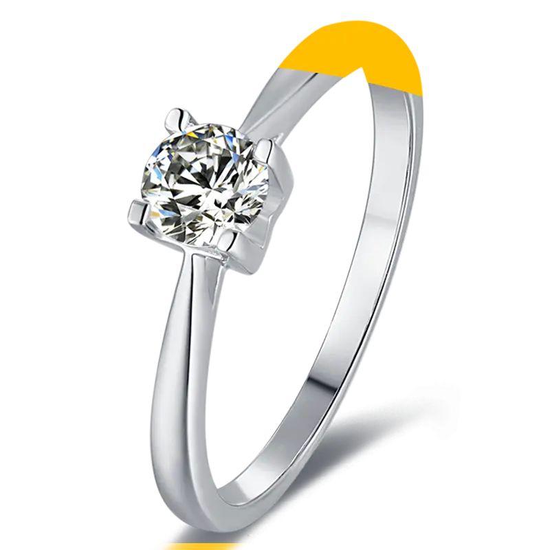 newly 925 sterling silver moissanite rings highly rated | Messi Jewelry 1