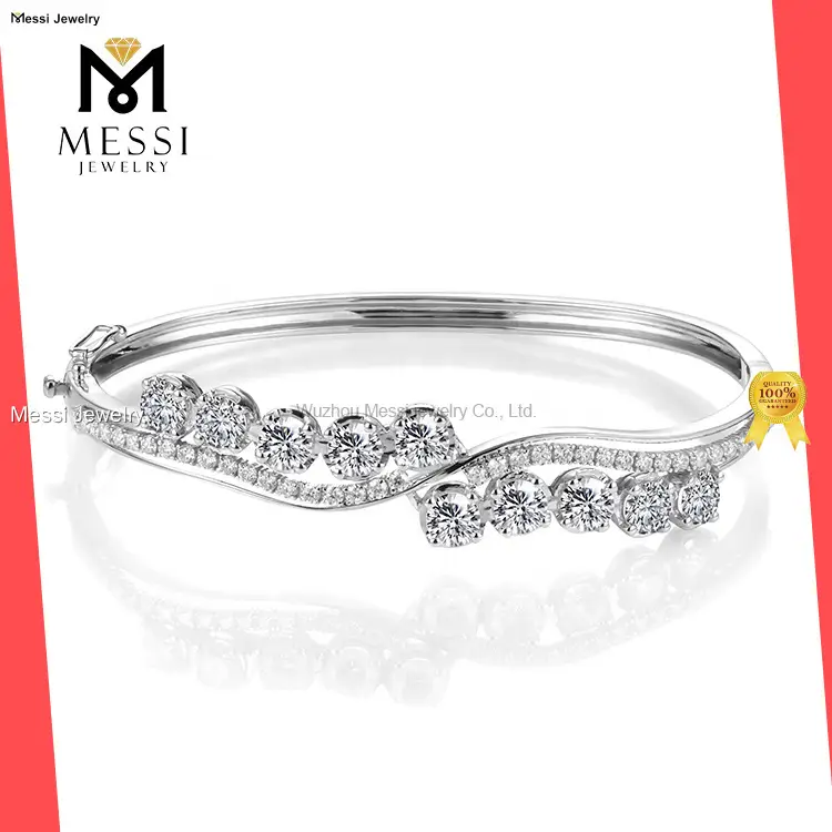 14k moissanite tennis bracelet at Wholesale Prices | Messi Jewelry 1