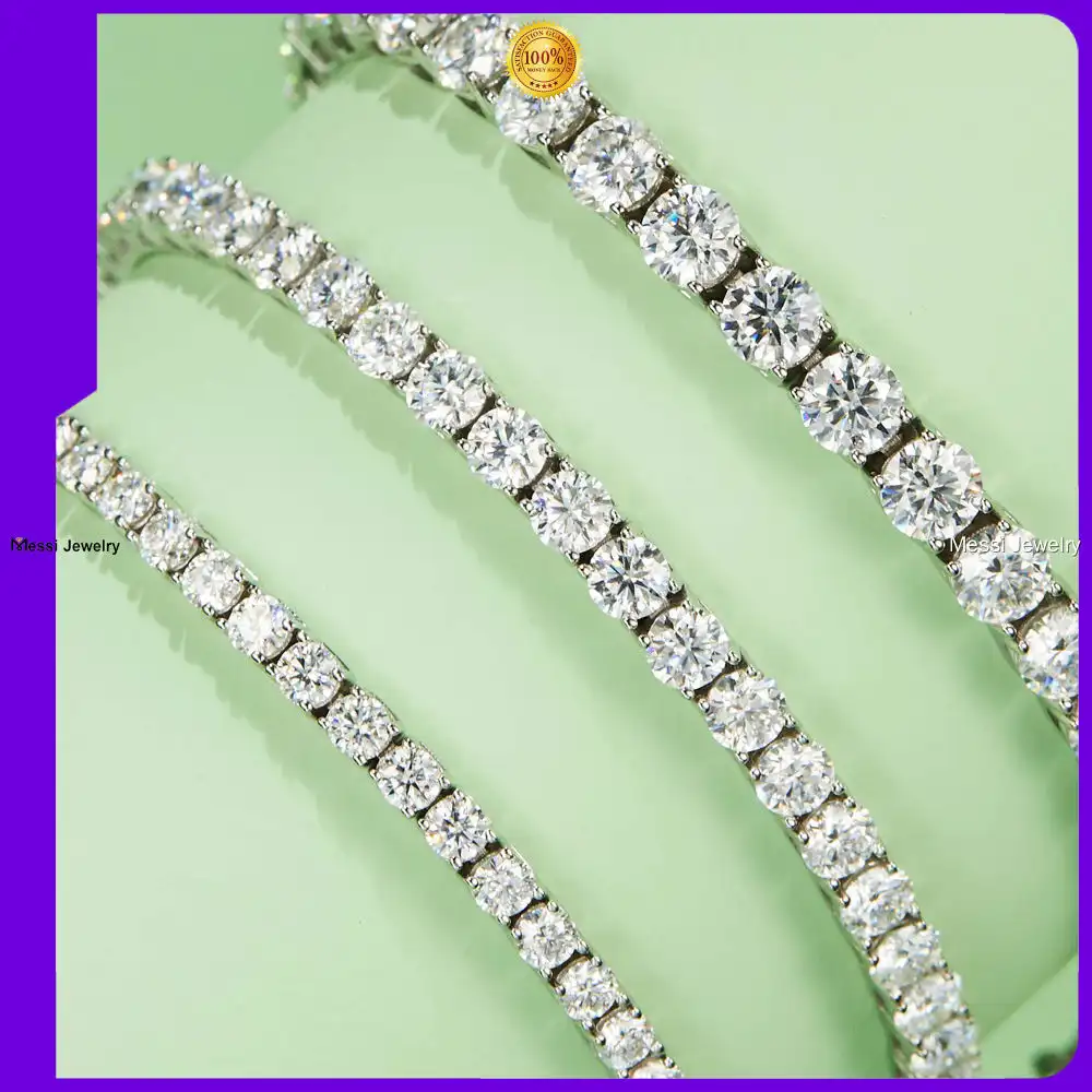 Messi Jewelry | best material lab created diamond bracelet supply 1