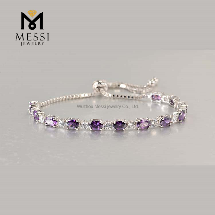 Custom peridot bracelet with good price Manufacturer | Messi Jewelry 8