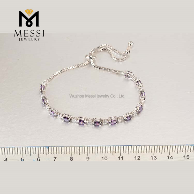 Custom peridot bracelet with good price Manufacturer | Messi Jewelry 12