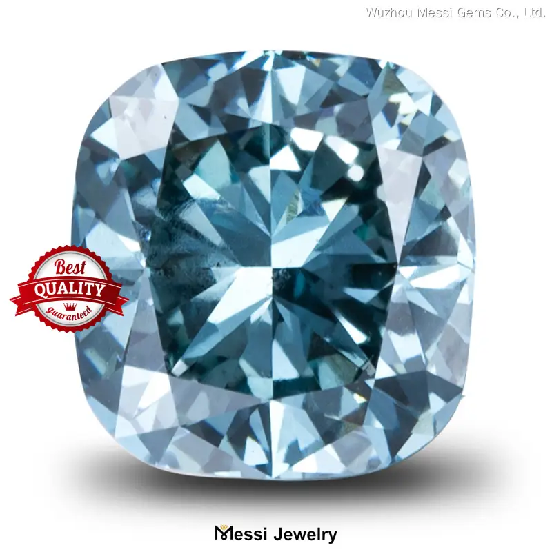 Custom 2 carat cushion cut lab diamond with good price Manufacturer | Messi Jewelry 1