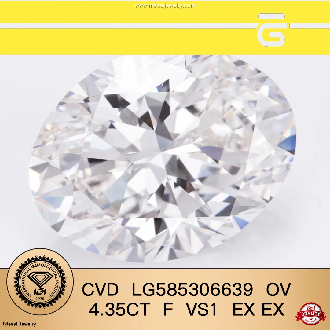 Custom oval halo engagement rings lab created factory direct supply Manufacturer | Messi Jewelry 1