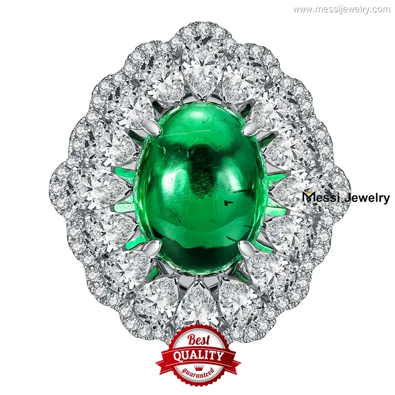 Custom gemstone ring supplier with good price Manufacturer | Messi Jewelry 1