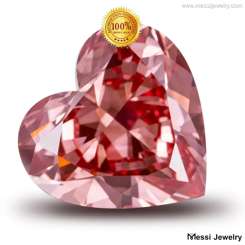 Messi Jewelry | Wholesale heart lab diamond customized 1