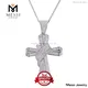 Messi Jewelry | sturdy hip hop cross pendant with custom services 1
