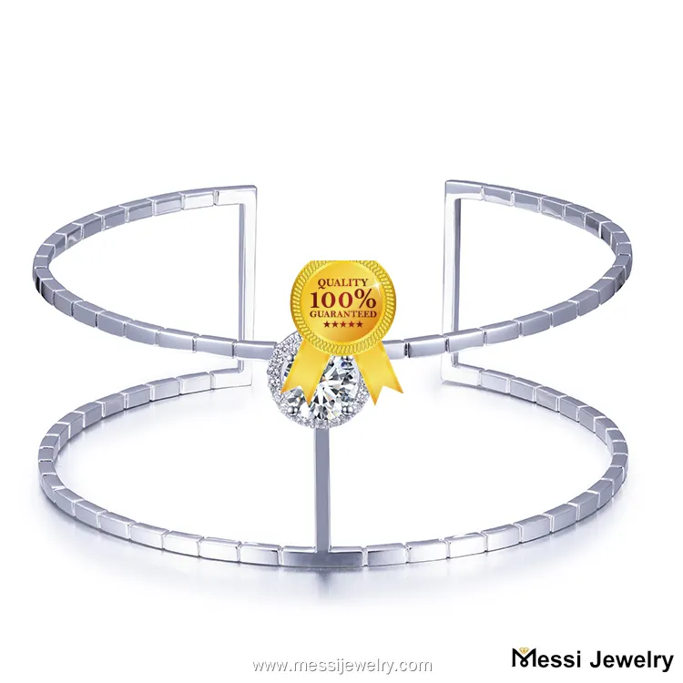 Joyas de Messi | Laboratorio de producción a granel creado Sapphire Tennis Bracelet personalizado 1