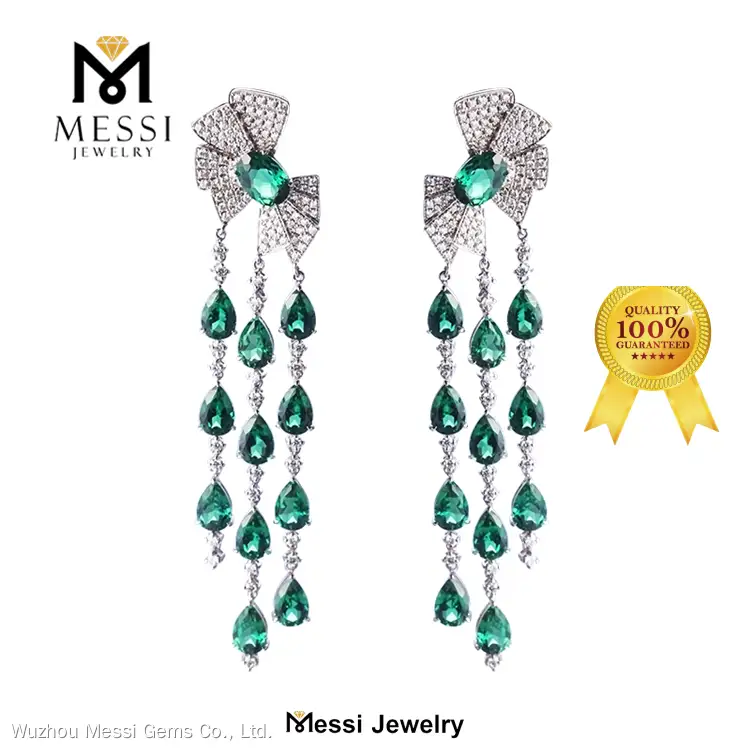 Newest sapphire studs with good price | Messi Jewelry 1
