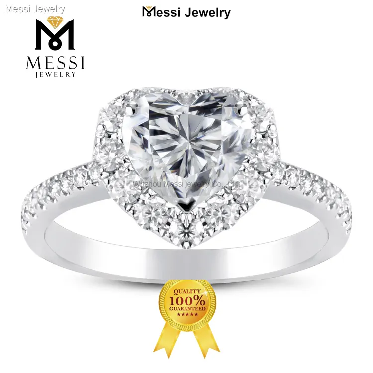 Messi Jewelry | Cost-effective 14k gold moissanite rings suppliers 1