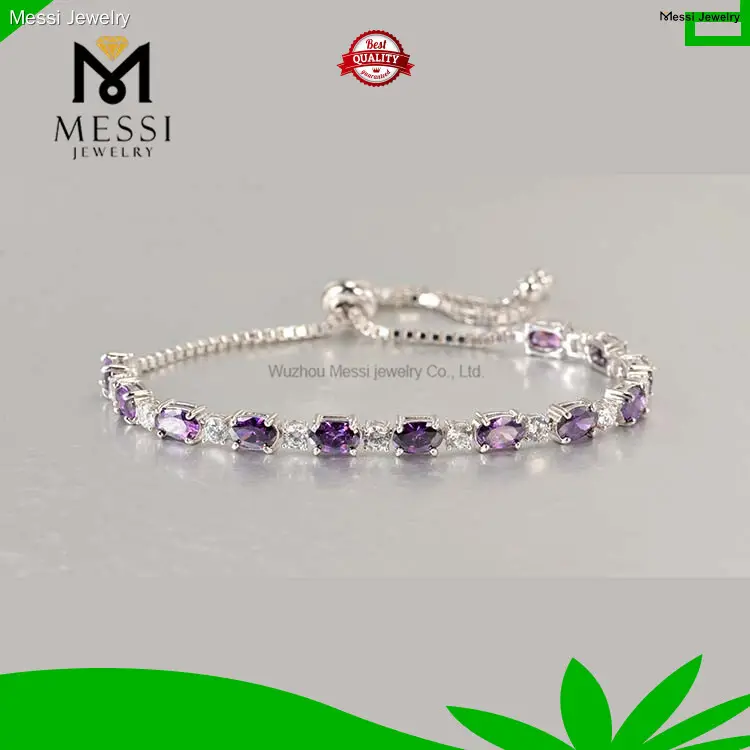 Custom amethyst crystal bracelet high safety Manufacturer | Messi Jewelry 1