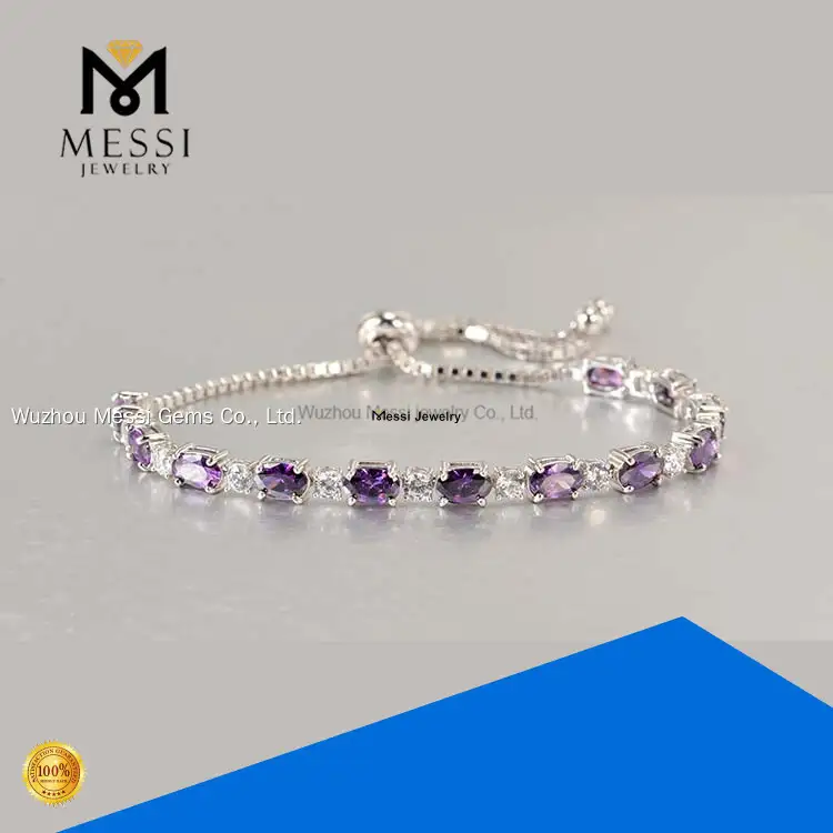 Messi Jewelry | classic sapphire bracelet factory price 1