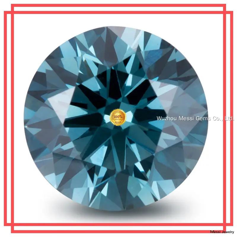 Messi Jewelry | Practical lab grown blue diamond ring quality assurance 1