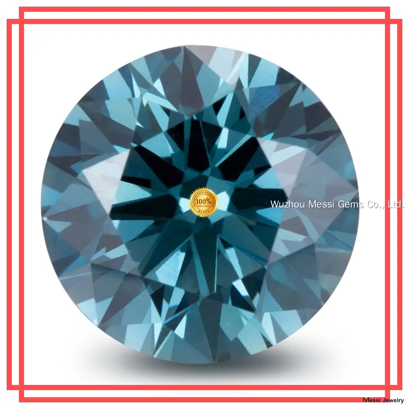 Messi Jewelry | Practical lab grown blue diamond ring quality assurance 1