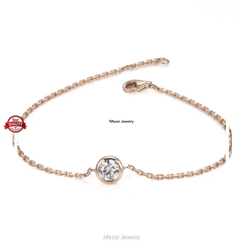 moissanite tennis bracelet white gold at Wholesale Prices | Messi Jewelry 1