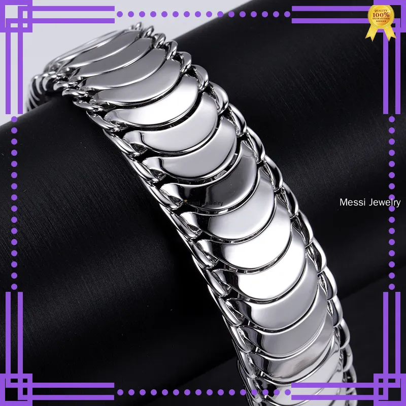 Messi Jewelry | Praise moissanite silver bracelet made in china 1