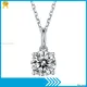 Custom moissanite silver necklace manufacturing Manufacturer | Messi Jewelry 1