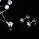 Custom moissanite silver necklace manufacturing Manufacturer | Messi Jewelry 7