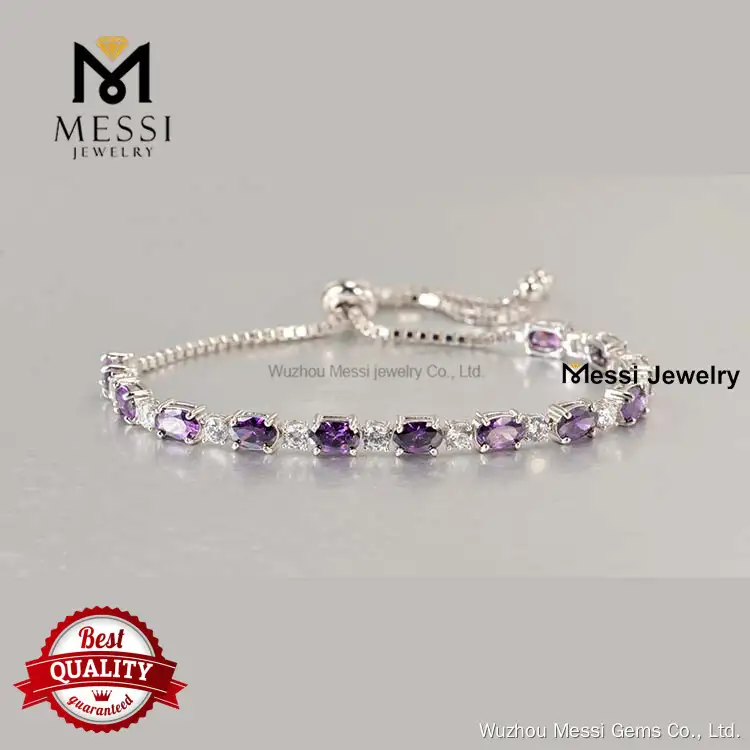 Messi Jewelry | Quality sapphire bracelet with custom services 1