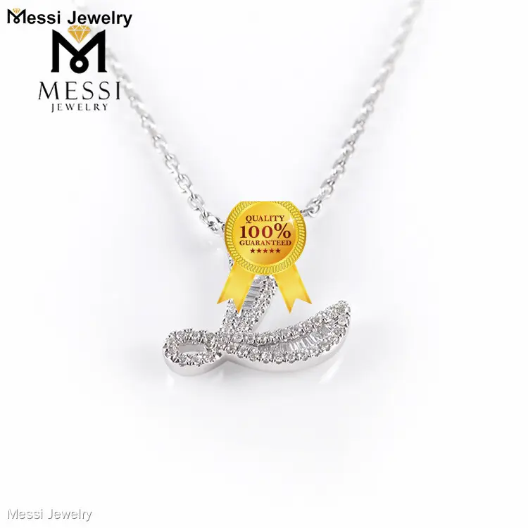 Latest moissanite pendant necklace wholesale | Messi Jewelry 1