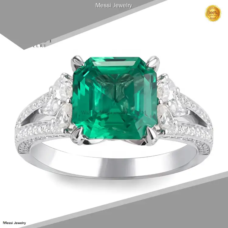 Custom topaz engagement ring series Manufacturer | Messi Jewelry 1