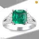 Custom topaz engagement ring series Manufacturer | Messi Jewelry 1