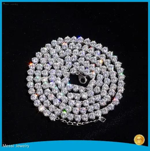 Fabricante de suprimentos de pulseira de tênis de ouro rosa personalizado | Jóias Messi 1