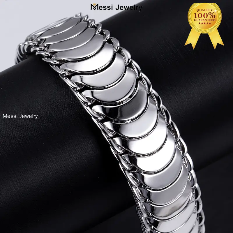 Best Value silver bracelet manufacturers factory | Messi Jewelry 1
