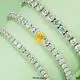 Custom man made diamond tennis bracelet with custom services Manufacturer | Messi Jewelry 1