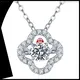 Newest moissanite silver necklace suppliers | Messi Jewelry 1