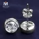 Messi Lab Grown Diamond Stud Earrings - 1.0ct, 18k White Gold 6