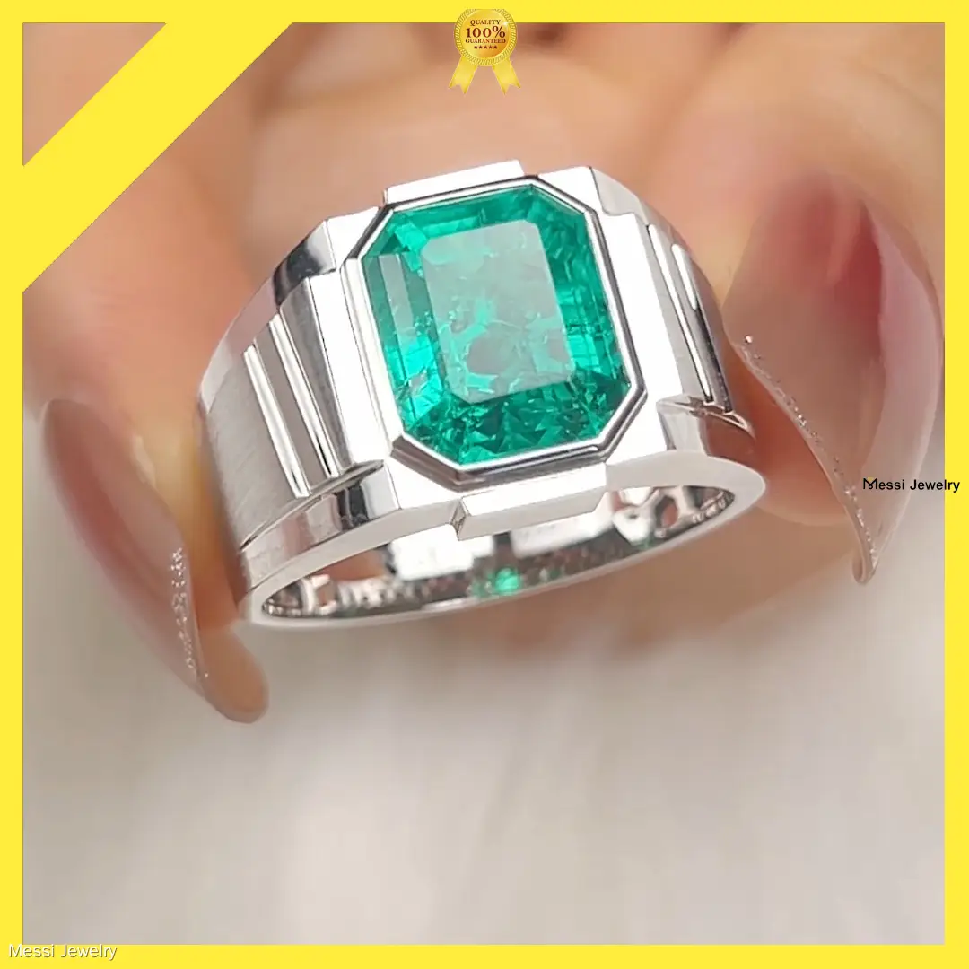 Custom gemstone ring manufacturers from China Manufacturer | Messi Jewelry 1