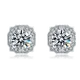 Custom moissanite earrings sterling silver supply Manufacturer | Messi Jewelry 1