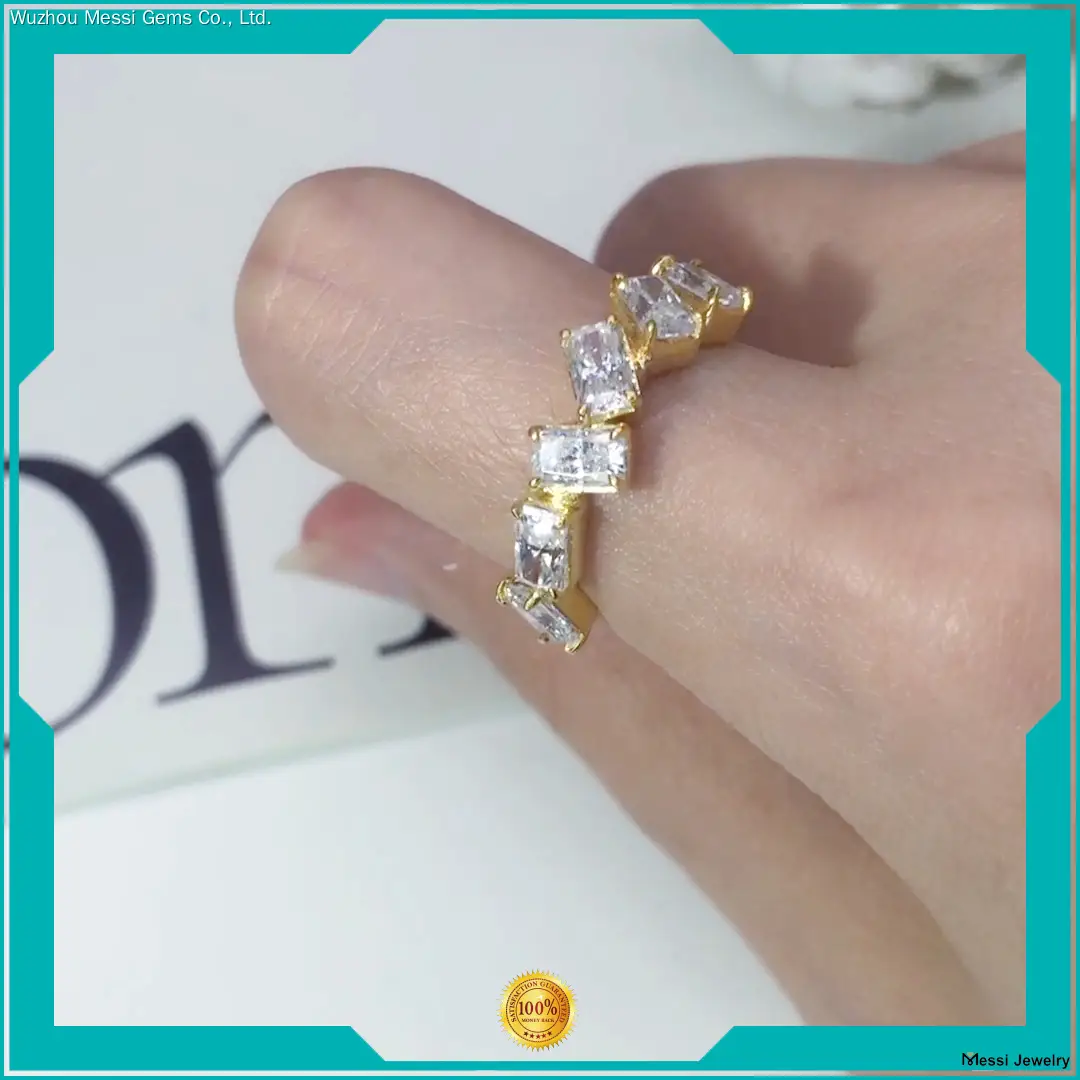 Custom moissanite silver jewelry series Manufacturer | Messi Jewelry 1