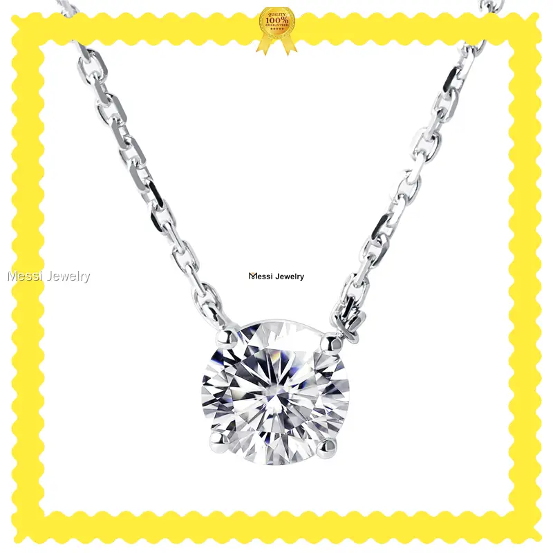 man made diamond necklace at Wholesale Prices | Messi Jewelry 1