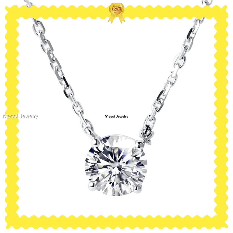 man made diamond necklace at Wholesale Prices | Messi Jewelry 1