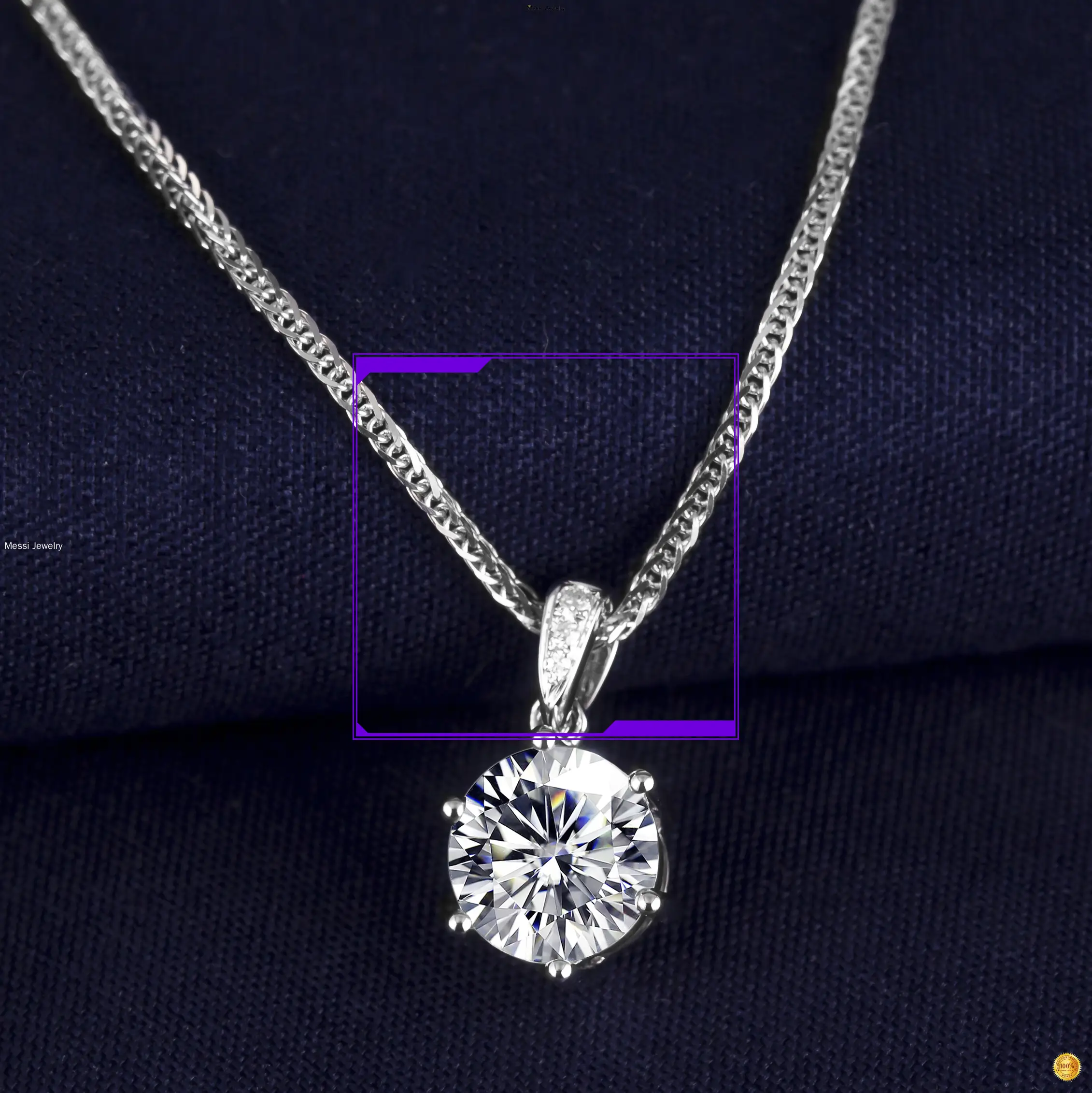 Custom rose gold moissanite wedding set supply Manufacturer | Messi Jewelry 1