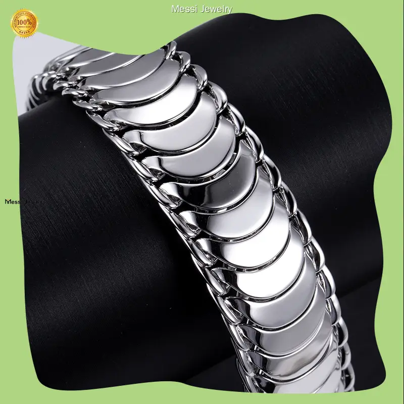 Messi Jewelry | Durable silver bracelet manufacturers factory 1