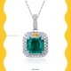 Messi Jewelry | Quality green stone necklace highly rated 1