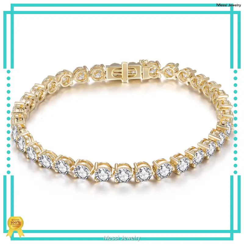 Custom mens tennis bracelet highly rated Manufacturer | Messi Jewelry 1