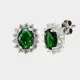 Messi Jewelry Classic Elegant Moissanite Earrings, 14k/18k Gold 6