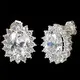 Messi Jewelry Classic Elegant Moissanite Earrings, 14k/18k Gold 7