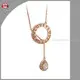 Messi Jewelry | Low-cost rose gold moissanite necklace manufacturing 1