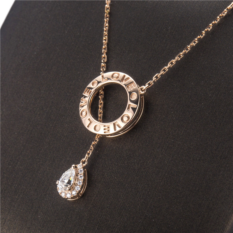 Messi Jewelry | Low-cost rose gold moissanite necklace manufacturing 10