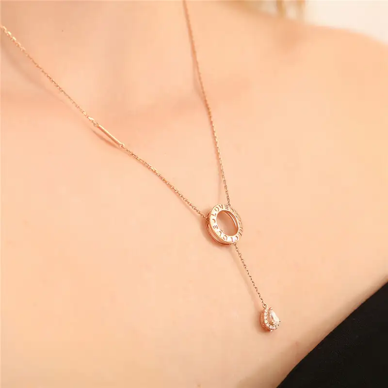 Messi Jewelry | Low-cost rose gold moissanite necklace manufacturing 5